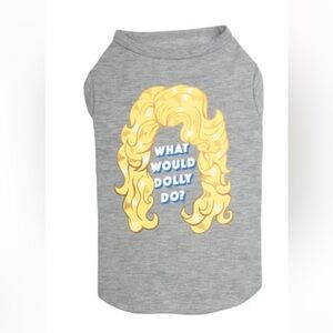 Dolly Parton Doggy Parton "What Would Dolly Do" T-shirt For Dogs